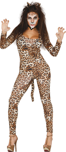 Tuta Second Skin Leopard Ladies