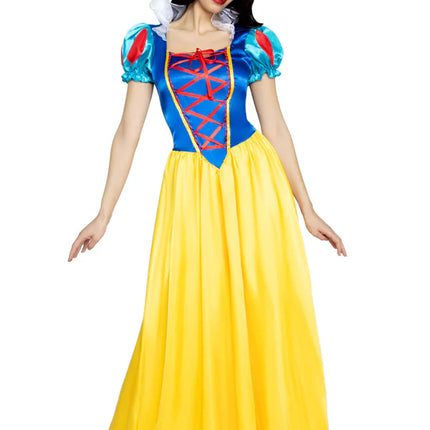 Snow White Dress Blue Yellow Ladies Leg Avenue