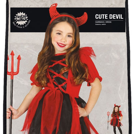 Costume Halloween Bambino Diavolo Ragazza