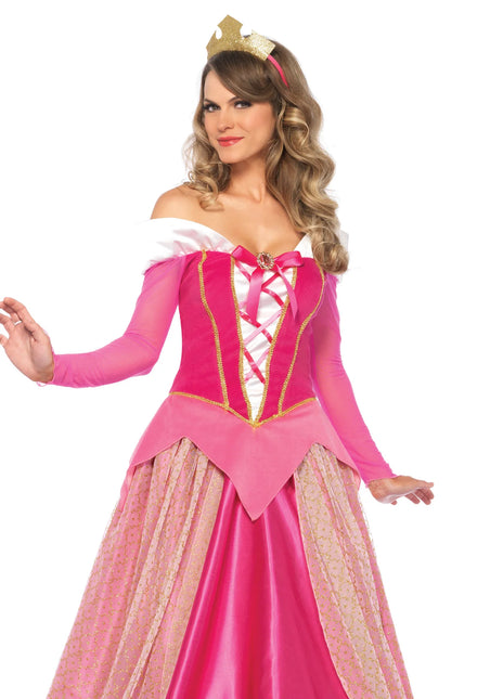 Principessa Aurora Vestito Rosa Ladies Leg Avenue