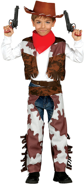 Costume da cowboy bambino marrone