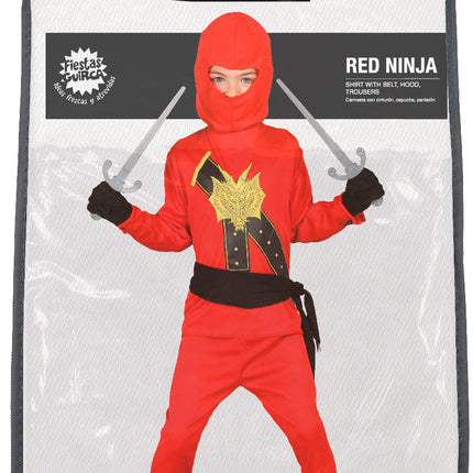 Tuta Ninja Bambino Rosso