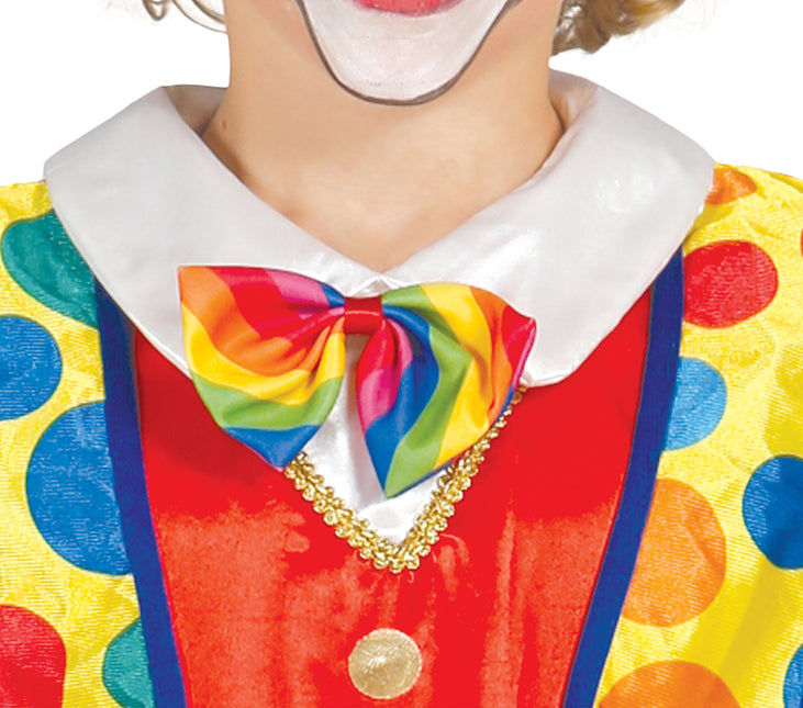 Costume da clown colorato per bambino