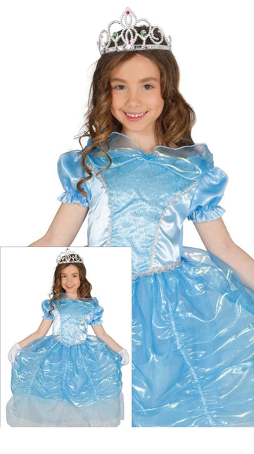 Abito principesse bambino blu