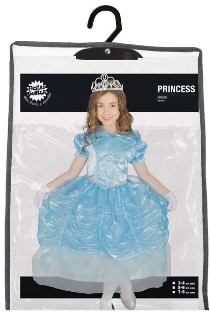 Abito principesse bambino blu