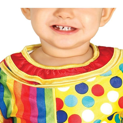 Costume da clown per bambino colorato