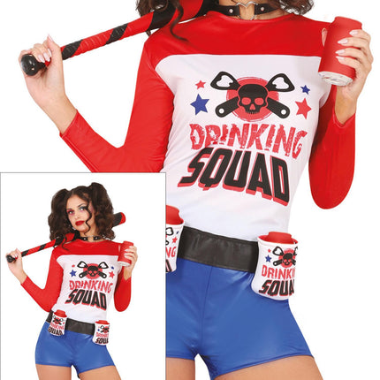 Costume da Harley Quinn Squadra da Bere Donna