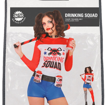 Costume da Harley Quinn Squadra da Bere Donna