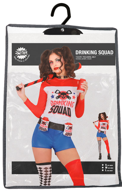 Costume da Harley Quinn Squadra da Bere Donna