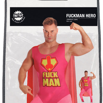 Costume da supereroe Fuckman Uomo