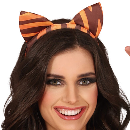 Costume da tigre arancione da donna