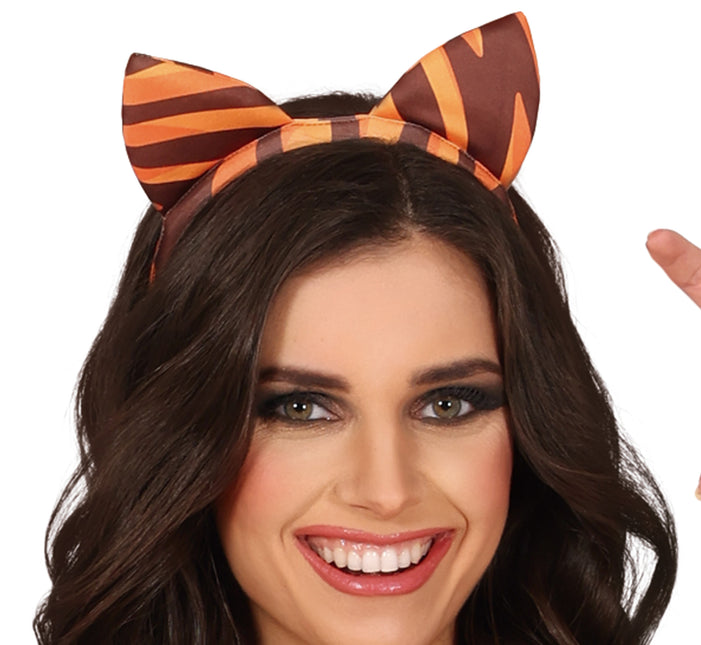 Costume da tigre arancione da donna