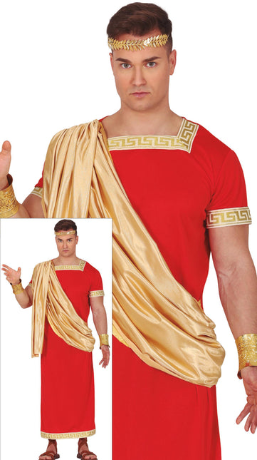 Costume romano da uomo rosso