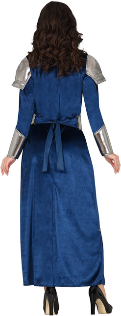 Costume da cavaliere blu da donna