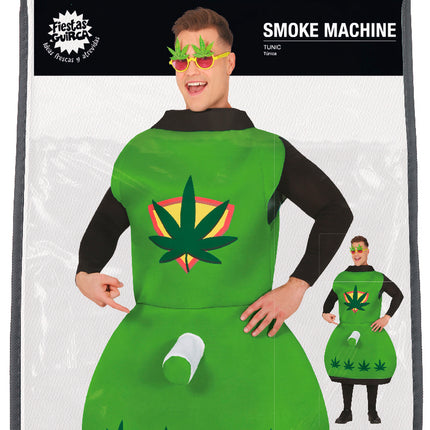 Costume da fumatore uomo verde