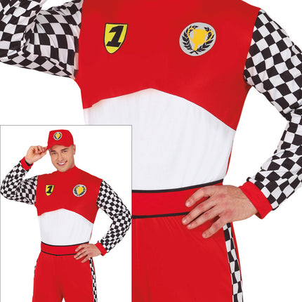 Costume da gara uomo rosso