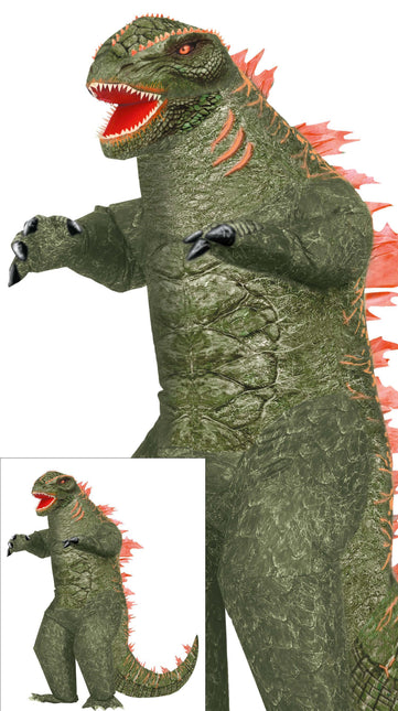 Costume da dinosauro verde