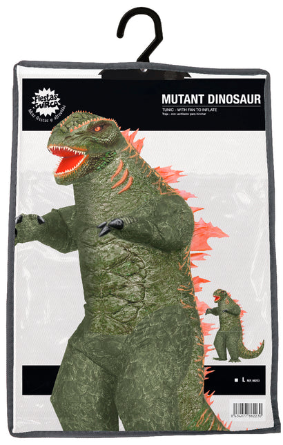 Costume da dinosauro verde