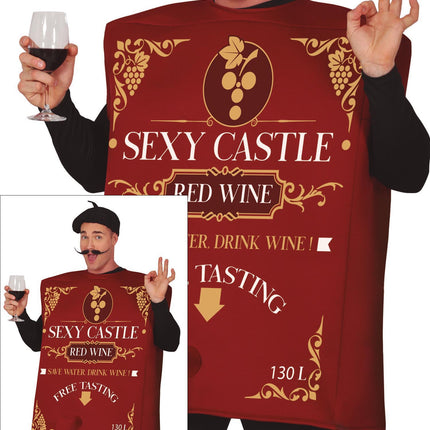 Costume da abito da vino per uomo