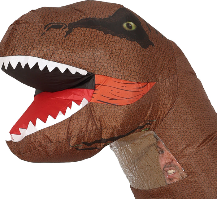 Costume da dinosauro marrone