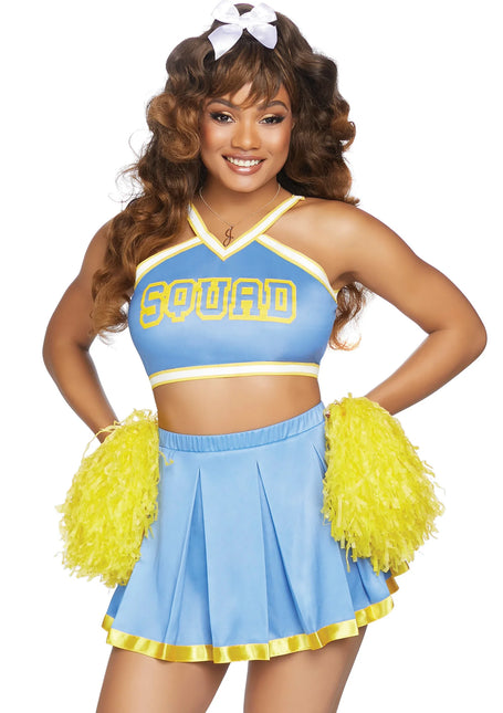 Tuta Cheerleader Blu Donna Leg Avenue