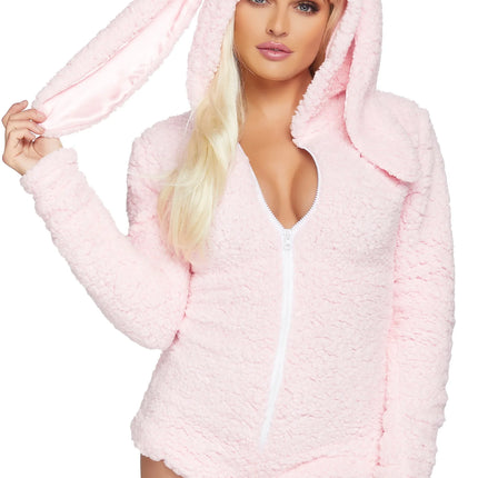 Tuta Rabbit Pink Ladies Bodysuit Leg Avenue