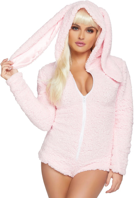 Tuta Rabbit Pink Ladies Bodysuit Leg Avenue