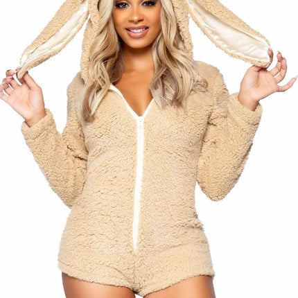 Tuta Rabbit Beige Donna Bodysuit Leg Avenue