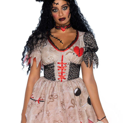 Abito Halloween Donna Voodoo Pop Leg Avenue