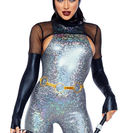 Catwoman Catsuit Ladies Leg Avenue