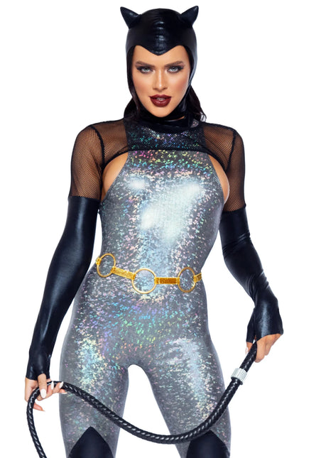 Catwoman Catsuit Ladies Leg Avenue