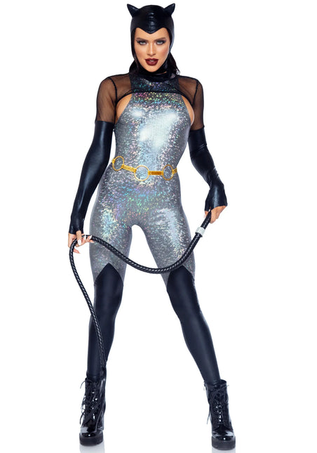 Catwoman Catsuit Ladies Leg Avenue