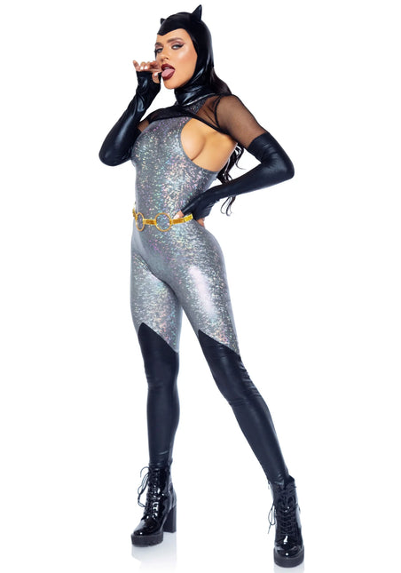 Catwoman Catsuit Ladies Leg Avenue