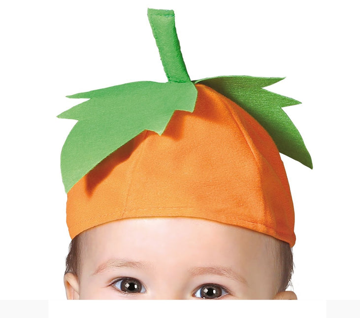 Costume di Halloween da zucca per bambino arancione