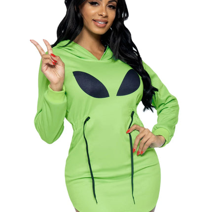 Alien Dress Green Ladies Leg Avenue