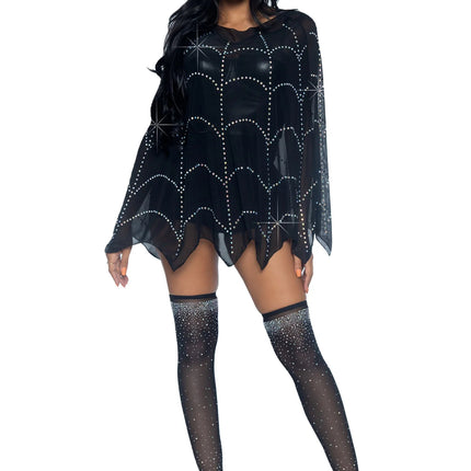 Poncho a ragnatela Ladies Leg Avenue