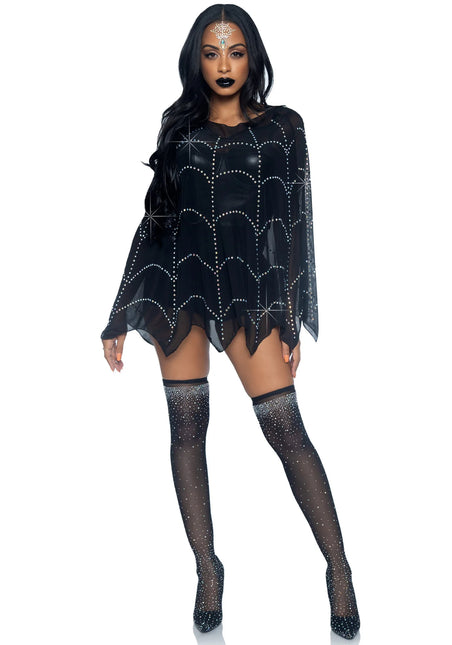 Poncho a ragnatela Ladies Leg Avenue