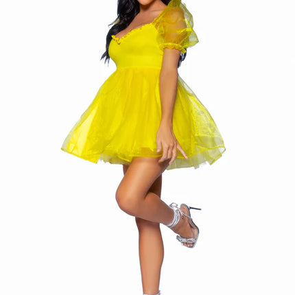 Abito Principesse Giallo Ladies Leg Avenue