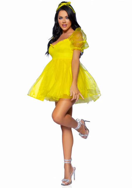 Abito Principesse Giallo Ladies Leg Avenue