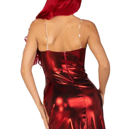 Costume rosso da donna Leg Avenue