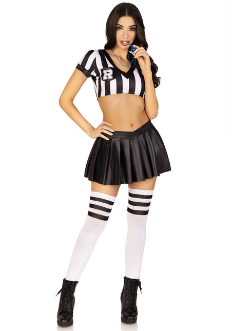 Costume da arbitro donna Leg Avenue