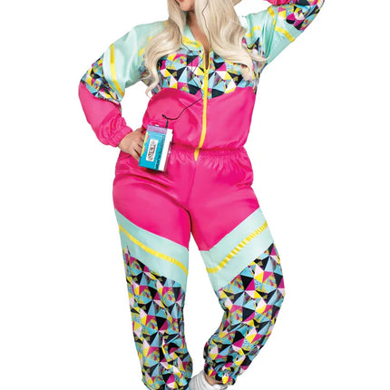 Neon 80S Tracksuit Error Donna Leg Avenue