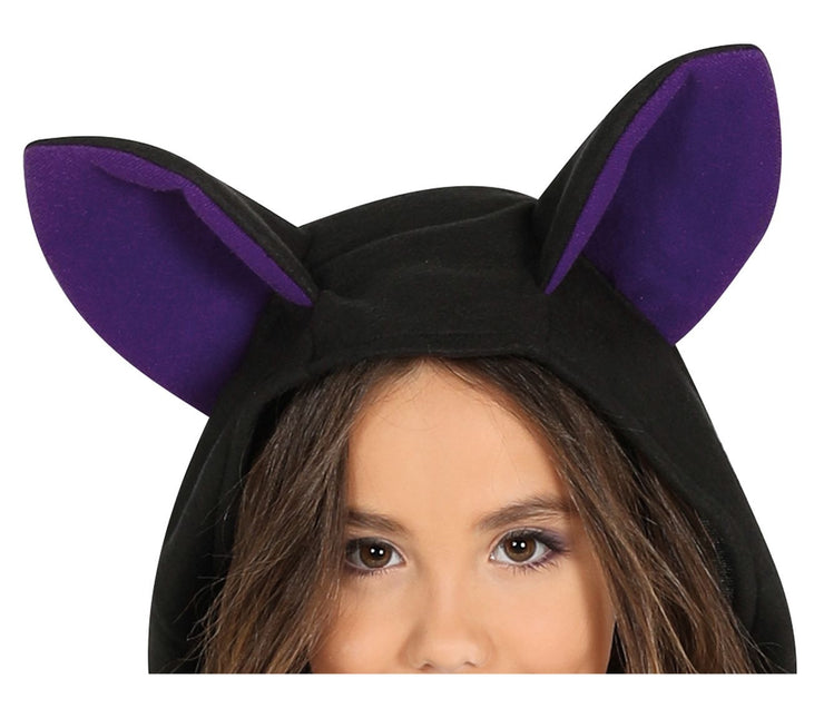 Costume di Halloween da pipistrello ragazza viola