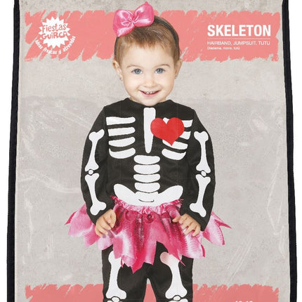 Costume di Halloween da scheletro per bambino