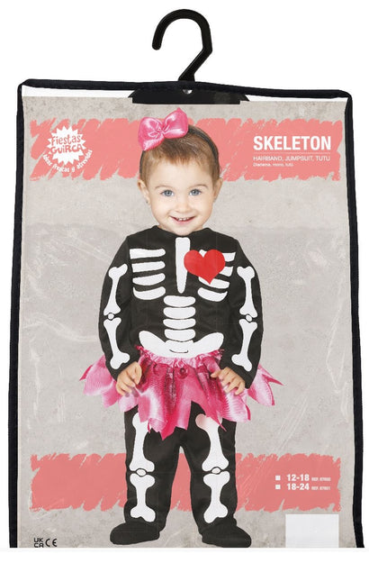 Costume di Halloween da scheletro per bambino