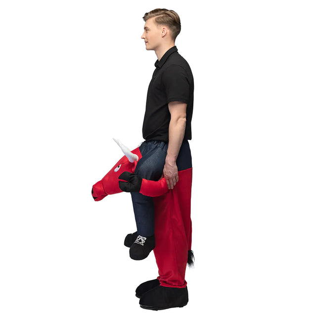 Costume rosso Bull Carry Me