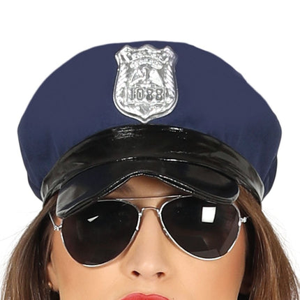 Tuta della polizia da donna blu