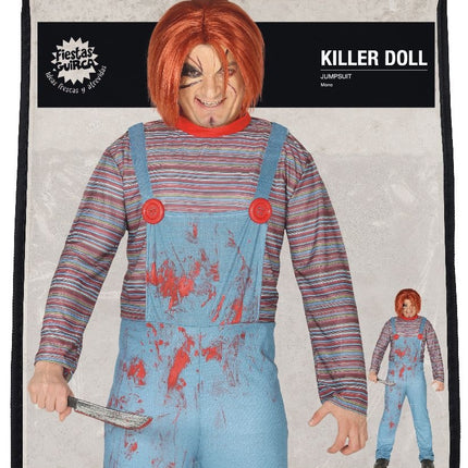 Costume di Halloween da Chucky per uomo