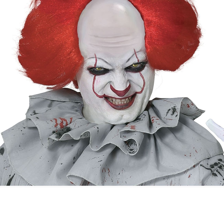 Costume da clown assassino Halloween Uomo Grigio