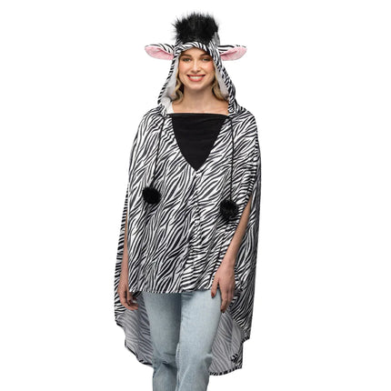 Poncho Zebra Uno <tc>Dimensioni</tc>